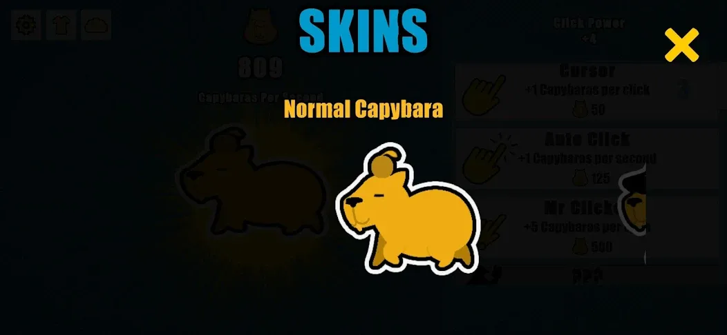 Взлом Capybara Clicker (Капибара Кликер)  [МОД Unlocked] — последняя версия apk на Андроид screen 3