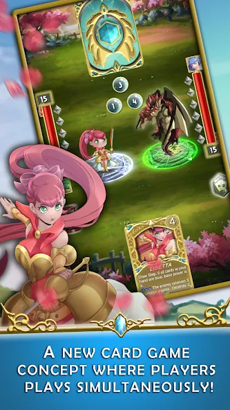 Взломанная Crystal Soul — TCG Card Battle  [МОД Много денег] — стабильная версия apk на Андроид screen 1