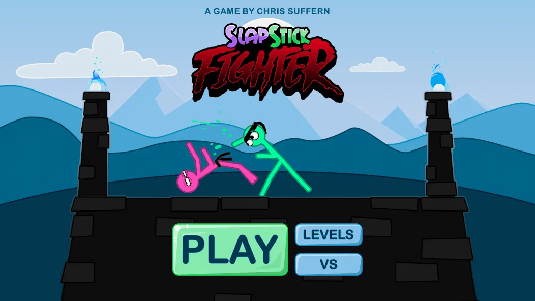 Взлом Slapstick Fighter — Fight Game (лапстик Файтер)  [МОД Menu] — полная версия apk на Андроид screen 1