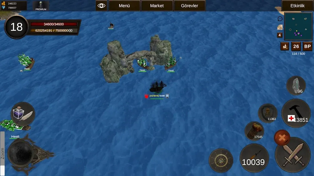 Взлом Naval Battle Online (Навальное Сражение Онлайн)  [МОД Все открыто] — последняя версия apk на Андроид screen 1