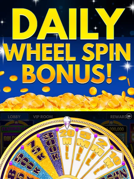 Взлом Spin Vegas Slots: Slot Games (Спин Вегас слоты)  [МОД Menu] — стабильная версия apk на Андроид screen 3