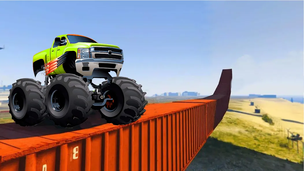 Взлом Monster Truck Car Game 3d (Монстр Трак Стант)  [МОД Unlimited Money] — полная версия apk на Андроид screen 3