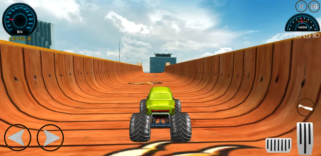 Взлом Monster Truck Car Game 3d (Монстр Трак Стант)  [МОД Unlimited Money] — полная версия apk на Андроид screen 5