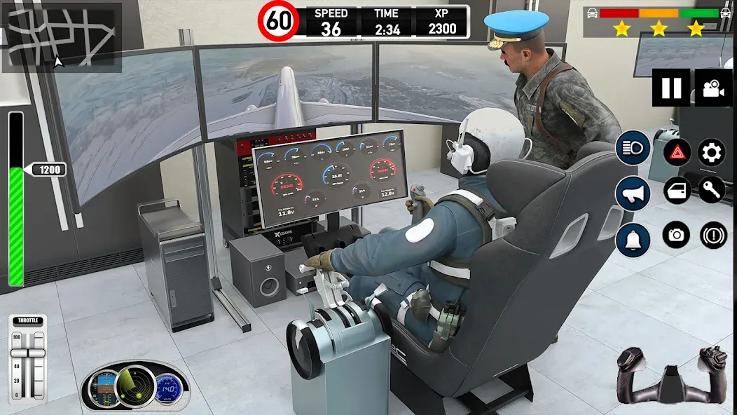 Скачать взломанную Plane Pilot Flight Simulator (Плейн Пилот Флайт Симулятор)  [МОД Бесконечные монеты] — полная версия apk на Андроид screen 2