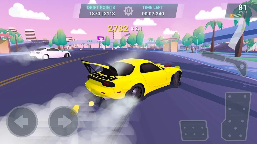 Скачать взлом Drift Clash Online Racing (Дрифт Клаш)  [МОД Mega Pack] — последняя версия apk на Андроид screen 3