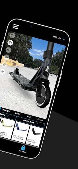 Скачать взлом Scooter 3D custom builder (Скутер 3D настраиваемый конструктор)  [МОД Бесконечные деньги] — стабильная версия apk на Андроид screen 2