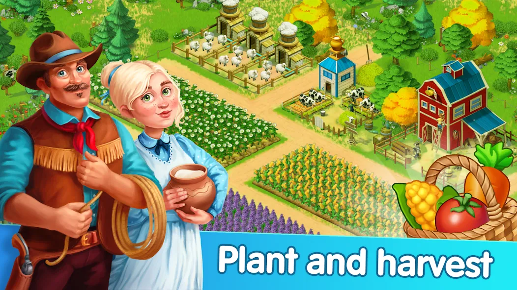 Взлом Homesteads: Dream Farm (Хомстедс)  [МОД Бесконечные монеты] — стабильная версия apk на Андроид screen 2