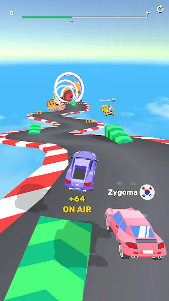 Скачать взломанную Ramp Racing 3D — Extreme Race  [МОД Все открыто] — последняя версия apk на Андроид screen 2