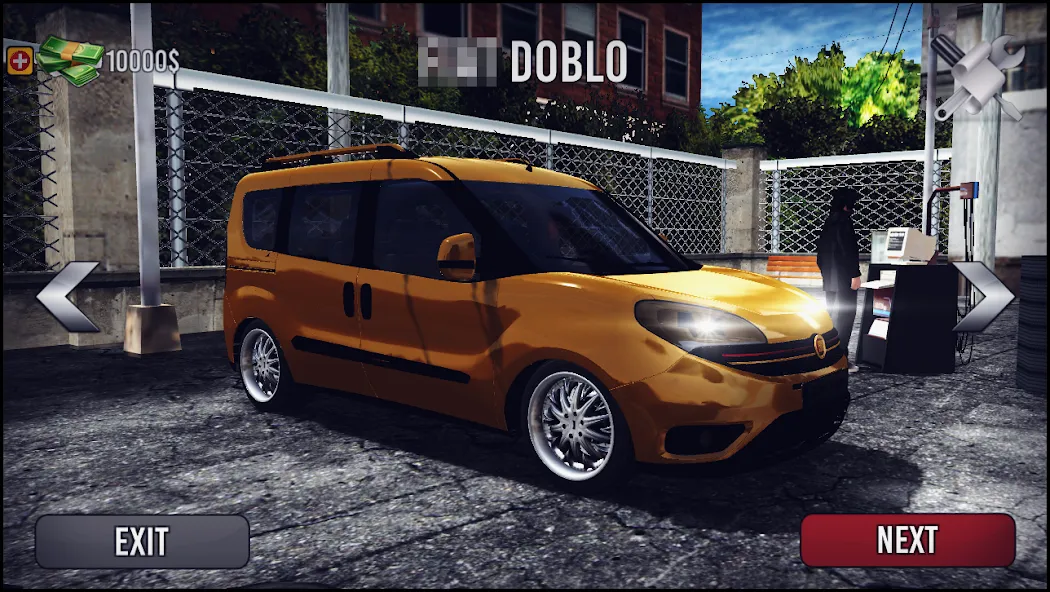 Скачать взлом Doblo Drift Simulator (Добло Дрифт Симулятор)  [МОД Бесконечные монеты] — полная версия apk на Андроид screen 1