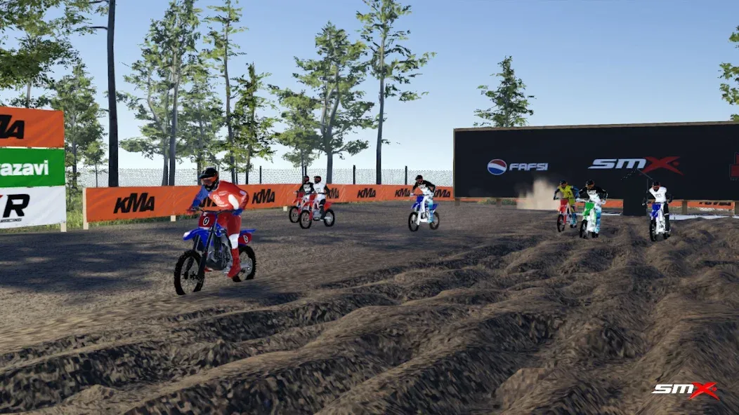 Взлом SMX: Supermoto Vs. Motocross (СМХ)  [МОД Mega Pack] — последняя версия apk на Андроид screen 4