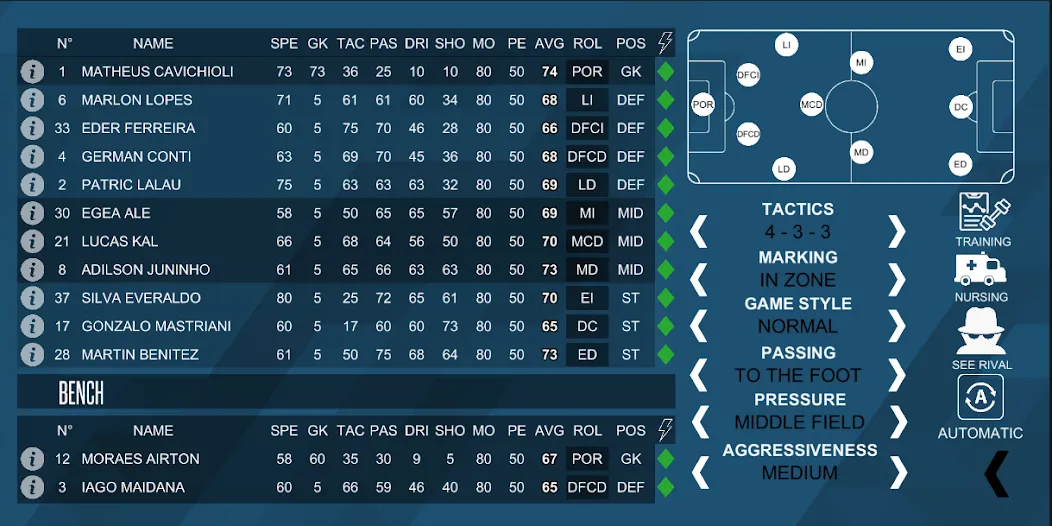 Скачать взлом Mobile Football Manager (Мобильный футбольный менеджер)  [МОД Меню] — последняя версия apk на Андроид screen 2