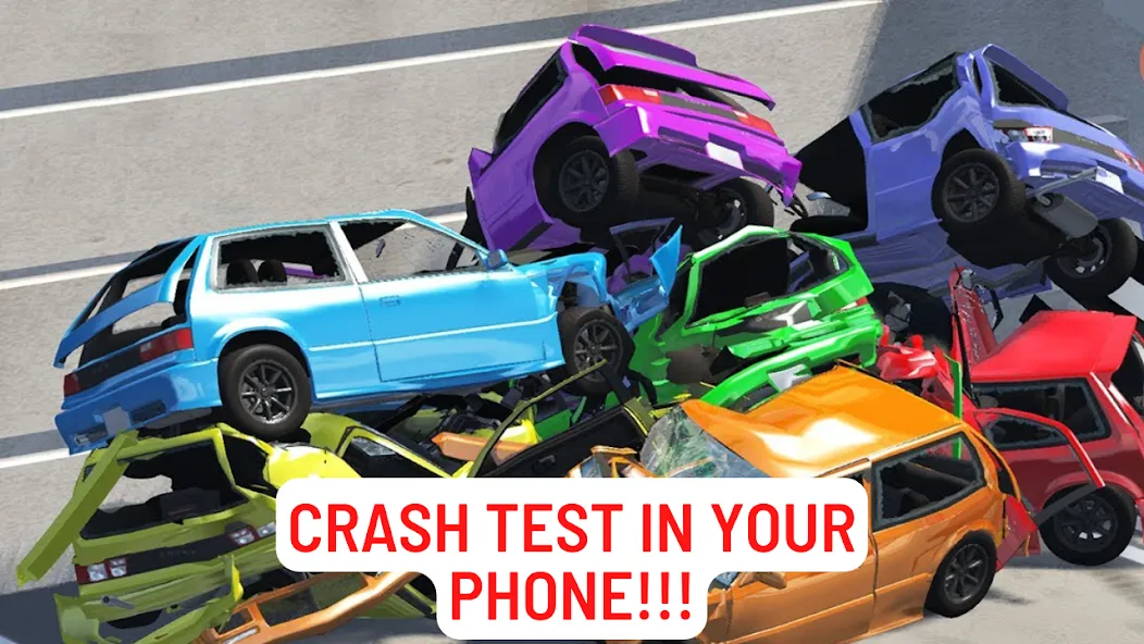 Скачать взломанную Car Crashing Simulator (Кар Крэшинг Симулятор)  [МОД Mega Pack] — полная версия apk на Андроид screen 2