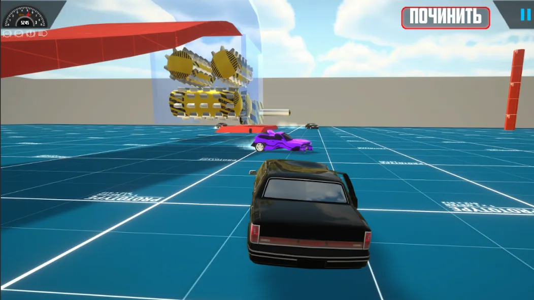 Скачать взломанную Car Crashing Simulator (Кар Крэшинг Симулятор)  [МОД Mega Pack] — полная версия apk на Андроид screen 3