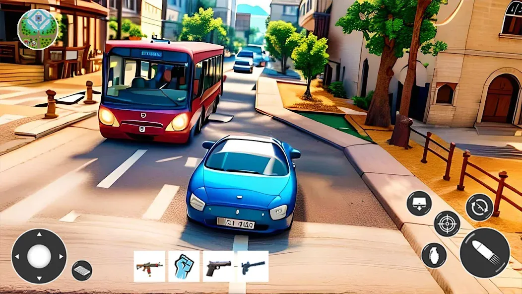 Взлом Gangster Car Theft Games (Гангстерская автомобильная война игр)  [МОД Бесконечные монеты] — стабильная версия apk на Андроид screen 1