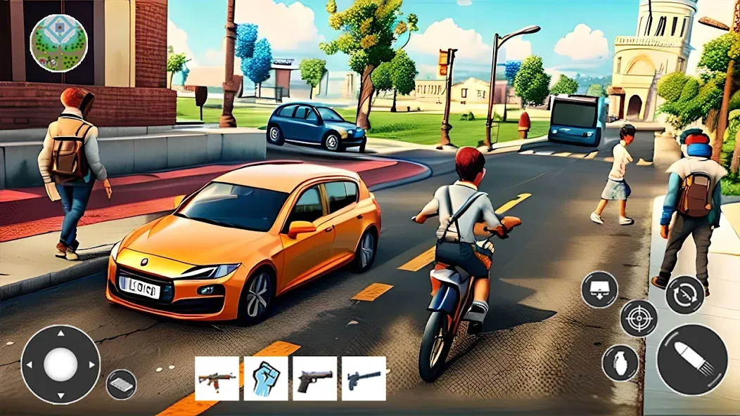 Взлом Gangster Car Theft Games (Гангстерская автомобильная война игр)  [МОД Бесконечные монеты] — стабильная версия apk на Андроид screen 2