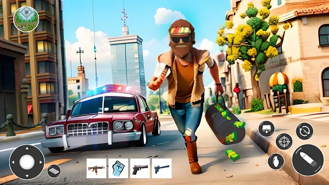 Взлом Gangster Car Theft Games (Гангстерская автомобильная война игр)  [МОД Бесконечные монеты] — стабильная версия apk на Андроид screen 3