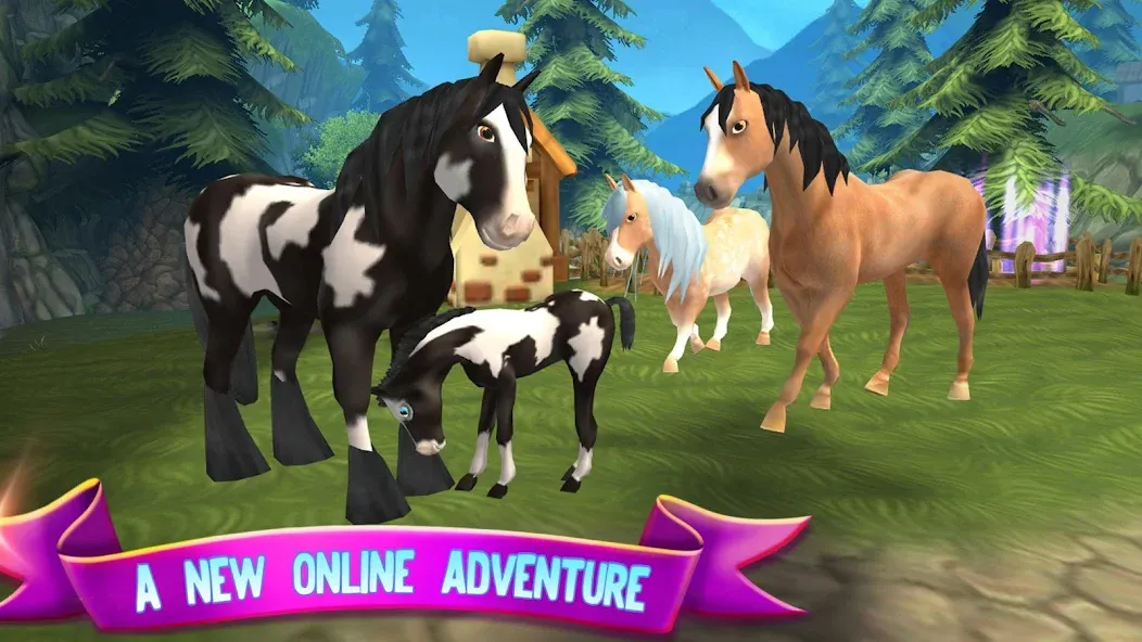 Скачать взлом Horse Paradise: My Dream Ranch  [МОД Mega Pack] — последняя версия apk на Андроид screen 2