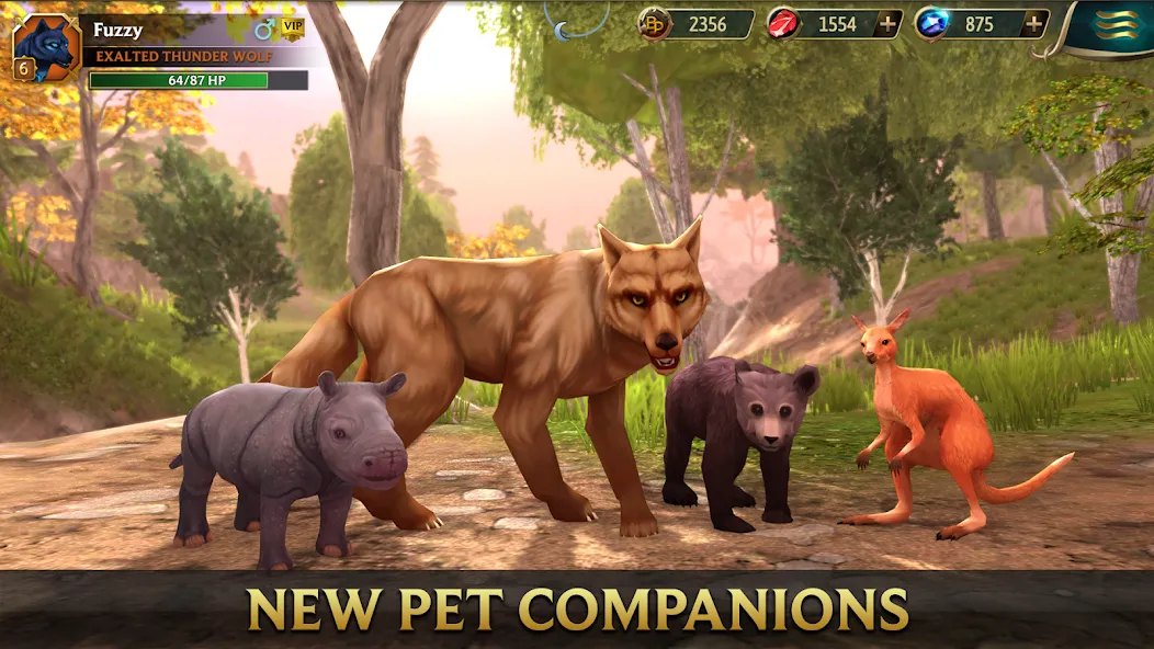 Скачать взлом Wolf Tales — Wild Animal Sim (Вулф Тейлс)  [МОД Бесконечные деньги] — стабильная версия apk на Андроид screen 2