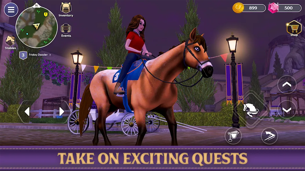 Взломанная Star Equestrian — Horse Ranch (Стар Иквестриан)  [МОД Все открыто] — полная версия apk на Андроид screen 2