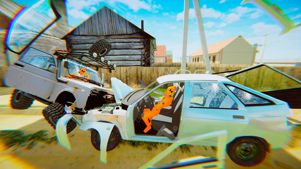 Скачать взломанную VAZ Crash Test Simulator 2  [МОД Все открыто] — полная версия apk на Андроид screen 2