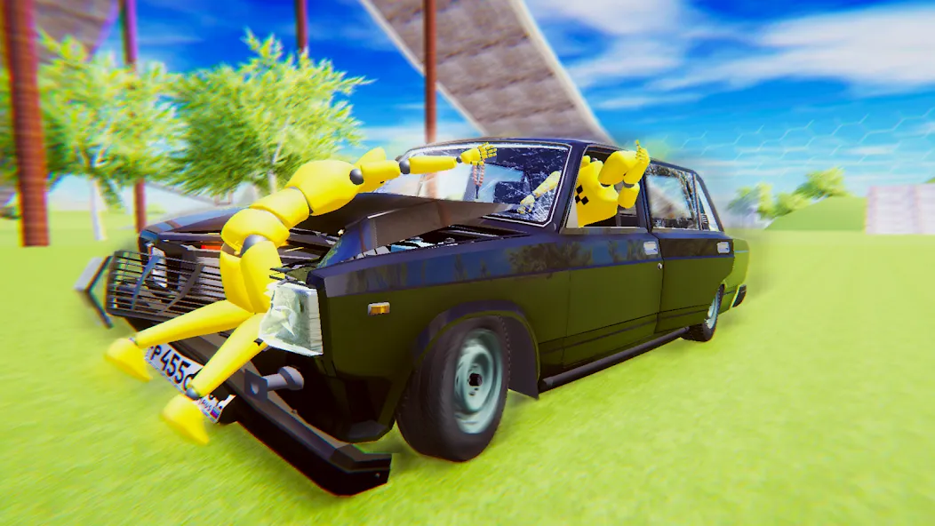 Скачать взломанную VAZ Crash Test Simulator 2  [МОД Все открыто] — полная версия apk на Андроид screen 4