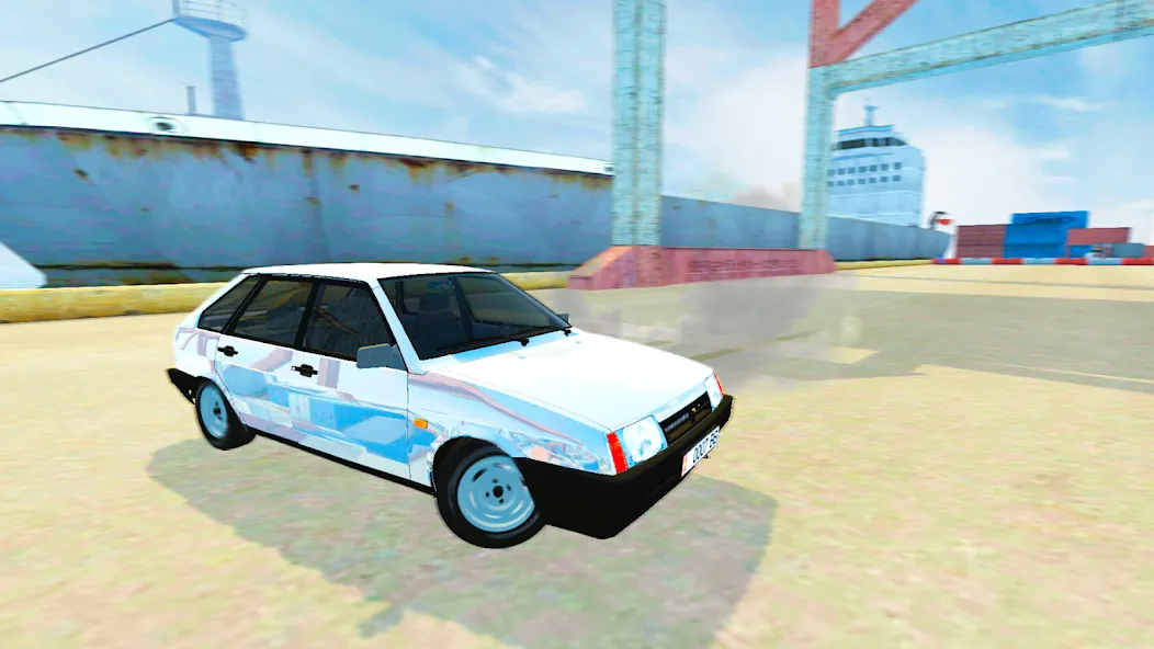 Скачать взломанную Lada Drift Simulator — Online  [МОД Много монет] — полная версия apk на Андроид screen 1