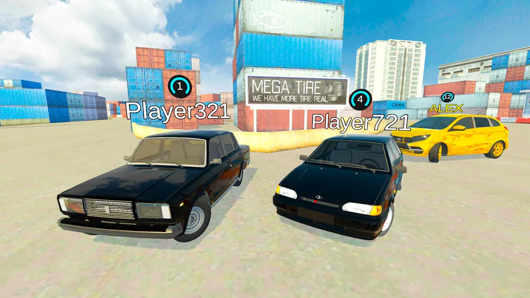 Скачать взломанную Lada Drift Simulator — Online  [МОД Много монет] — полная версия apk на Андроид screen 2