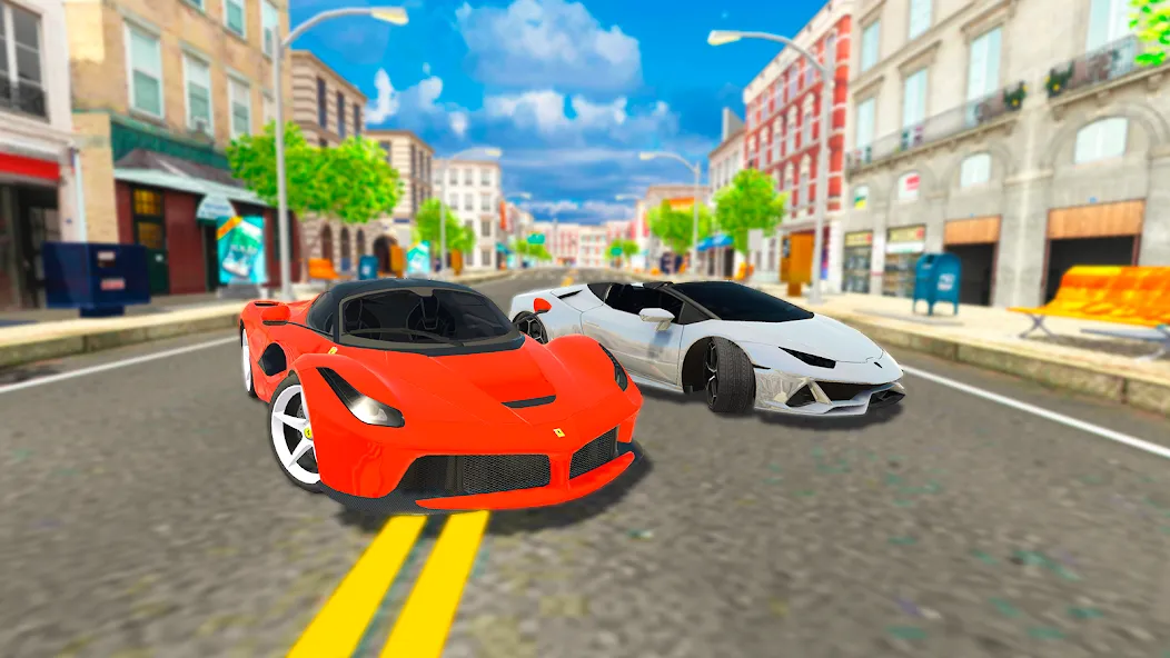 Взлом Car Driving Simulator: Online (Кар Драйвинг Симулятор)  [МОД Unlocked] — полная версия apk на Андроид screen 1