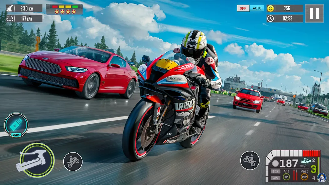 Взлом Moto Racing 3d Motorcycle Game (Дерт Байк Рейсинг 3Д)  [МОД Unlimited Money] — полная версия apk на Андроид screen 1