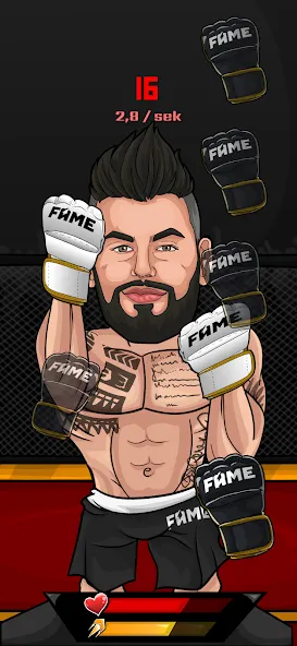 Скачать взлом FAME MMA APP (ФЕЙМ ММА АПП)  [МОД Бесконечные монеты] — последняя версия apk на Андроид screen 3