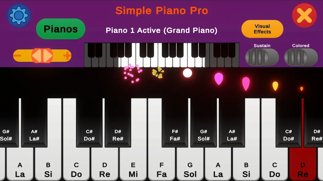 Взломанная Simple Piano Pro (Симпл Пиано Про)  [МОД Много денег] — стабильная версия apk на Андроид screen 2