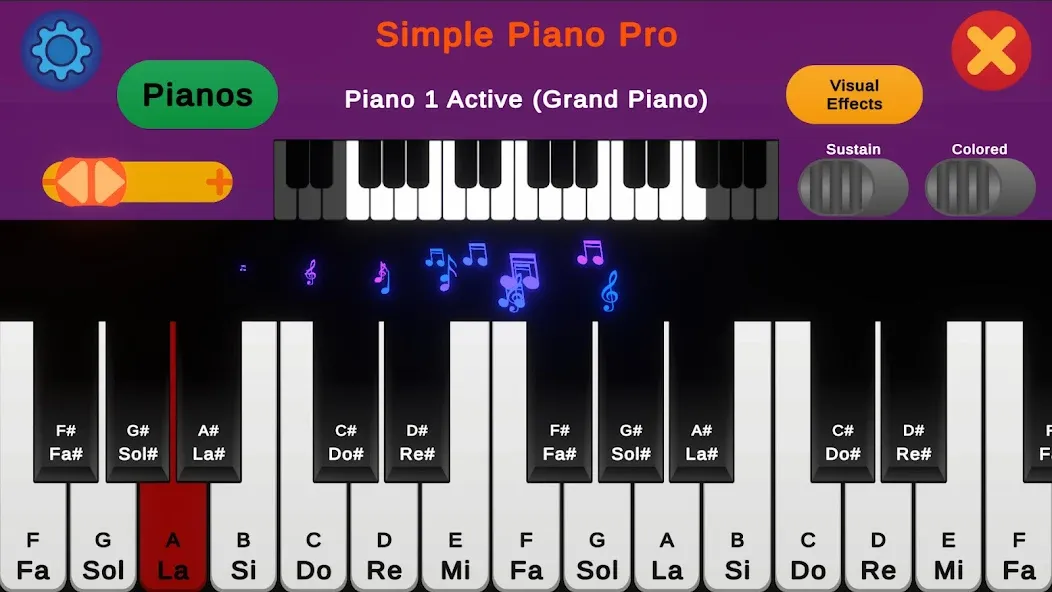 Взломанная Simple Piano Pro (Симпл Пиано Про)  [МОД Много денег] — стабильная версия apk на Андроид screen 3