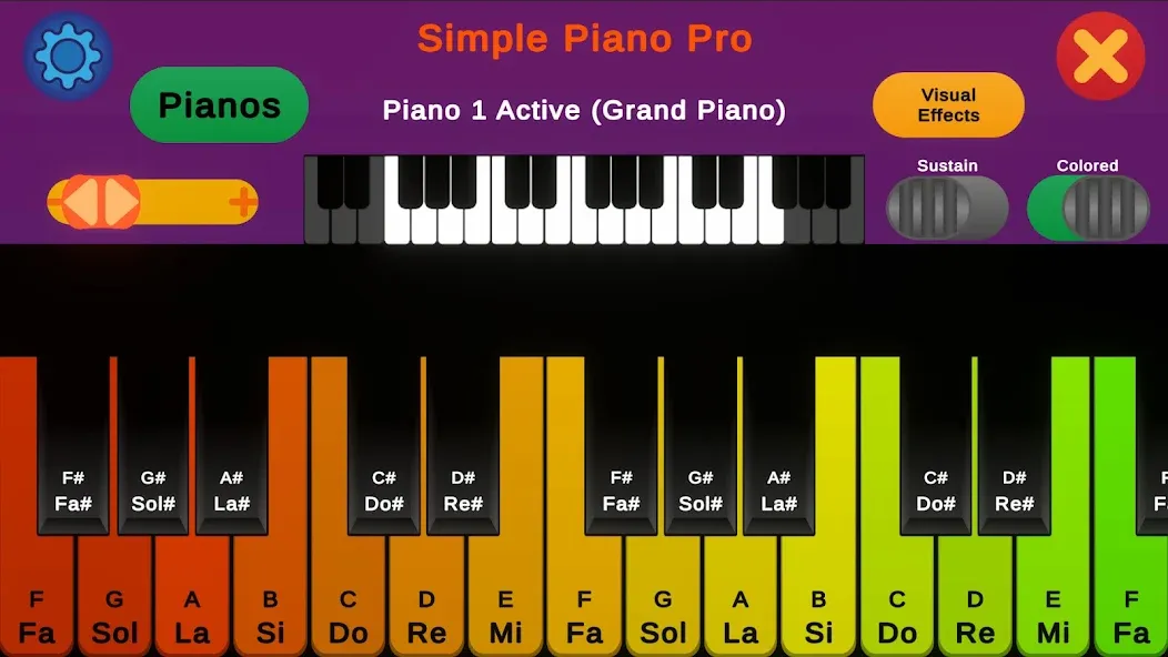 Взломанная Simple Piano Pro (Симпл Пиано Про)  [МОД Много денег] — стабильная версия apk на Андроид screen 4