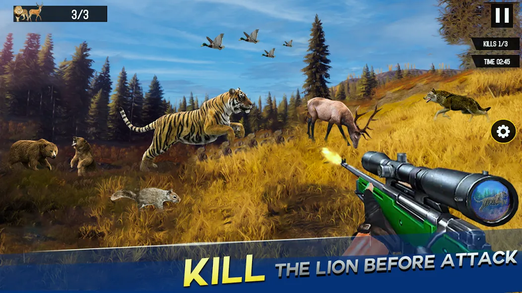 Взлом Sniper Animal Deer Hunter Game (Снайперские игры на животных)  [МОД Unlimited Money] — полная версия apk на Андроид screen 3