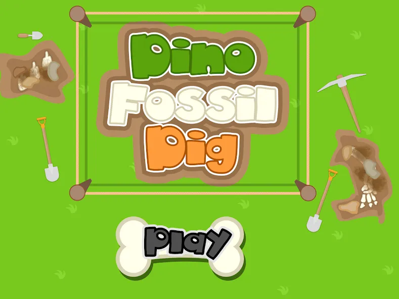 Взломанная Dino Fossil Dig — Jurassic Adv (Дино Фоссил Диг)  [МОД Много монет] — последняя версия apk на Андроид screen 1