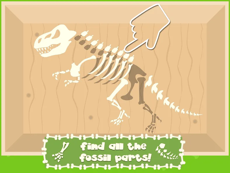 Взломанная Dino Fossil Dig — Jurassic Adv (Дино Фоссил Диг)  [МОД Много монет] — последняя версия apk на Андроид screen 2