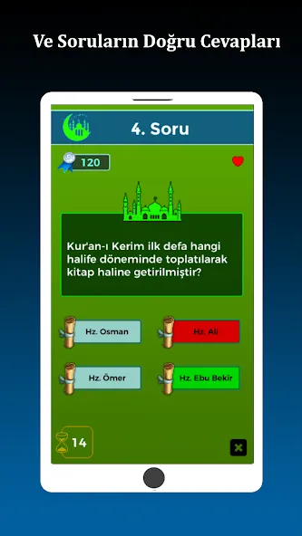 Взлом İslami Bilgi Yarışması  [МОД Unlimited Money] — стабильная версия apk на Андроид screen 3