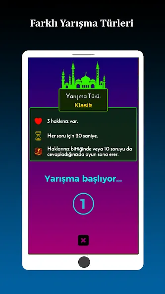 Взлом İslami Bilgi Yarışması  [МОД Unlimited Money] — стабильная версия apk на Андроид screen 4