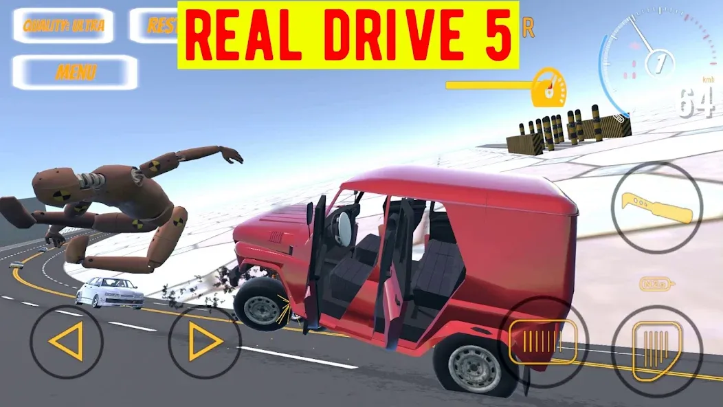 Скачать взломанную Real Drive 5 (Реал Драйв 5)  [МОД Бесконечные монеты] — стабильная версия apk на Андроид screen 5