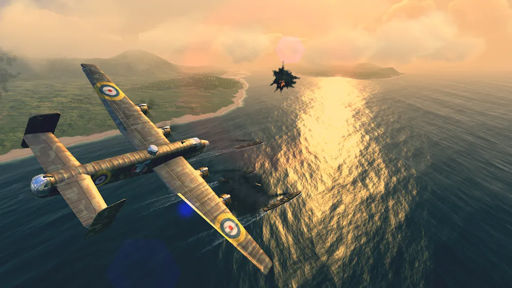 Скачать взломанную Warplanes: WW2 Dogfight (Варплейнс)  [МОД Бесконечные деньги] — стабильная версия apk на Андроид screen 3