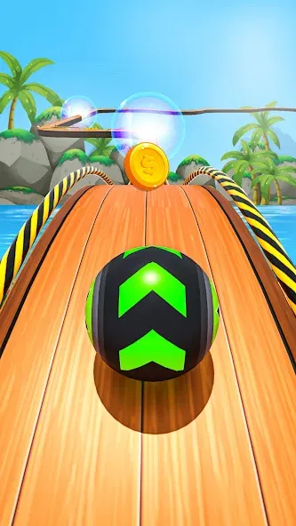 Взломанная Rolling Ball Game Hop Ball Run (Гоинг Боллс Гейм)  [МОД Меню] — последняя версия apk на Андроид screen 1