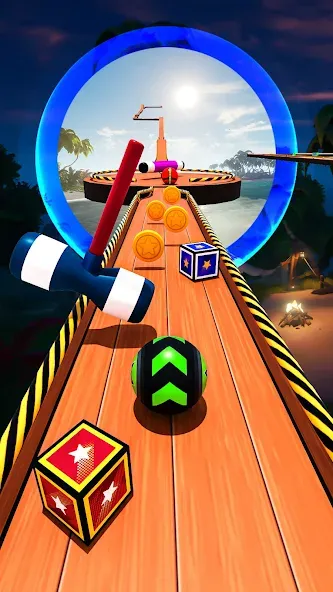 Взломанная Rolling Ball Game Hop Ball Run (Гоинг Боллс Гейм)  [МОД Меню] — последняя версия apk на Андроид screen 4