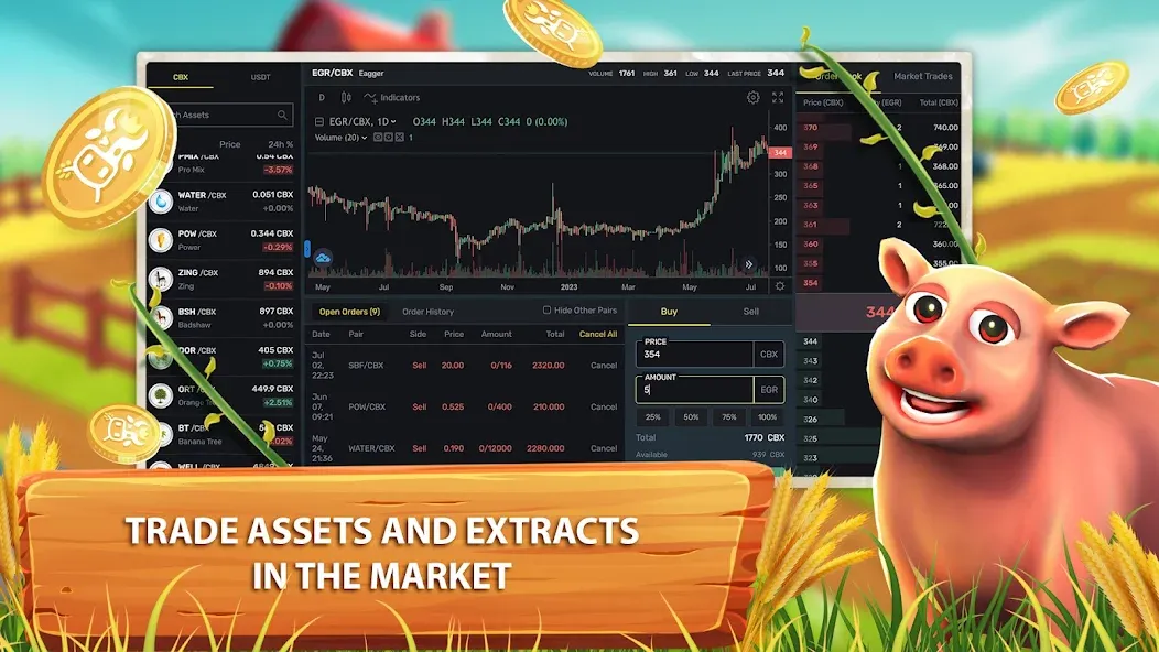 Скачать взлом CropBytes: A Crypto Farm Game (КропБайтс)  [МОД Unlimited Money] — полная версия apk на Андроид screen 4