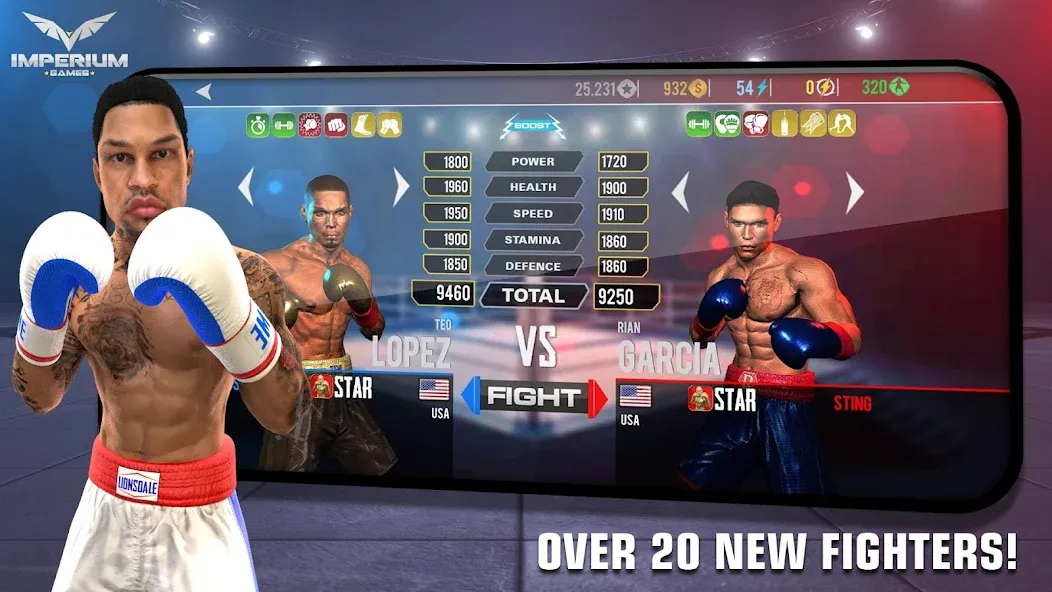 Скачать взломанную Boxing — Fighting Clash (Боксинг)  [МОД Menu] — последняя версия apk на Андроид screen 4