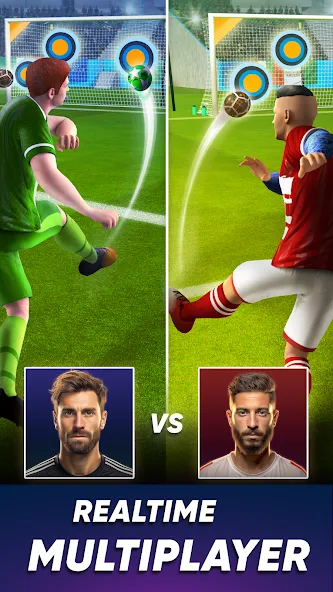 Взломанная SOCCER Kicks — Stars Strike 24 (ФУТБОЛ Киксы)  [МОД Mega Pack] — полная версия apk на Андроид screen 1