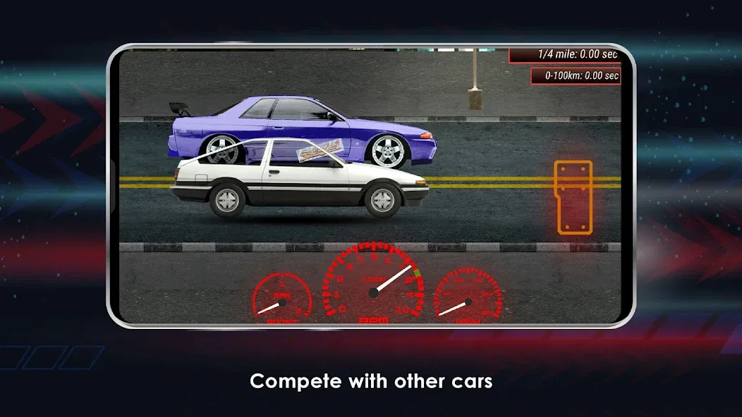 Взломанная Japan Drag Racing (Драгрейсинг в Японии)  [МОД Unlimited Money] — полная версия apk на Андроид screen 3