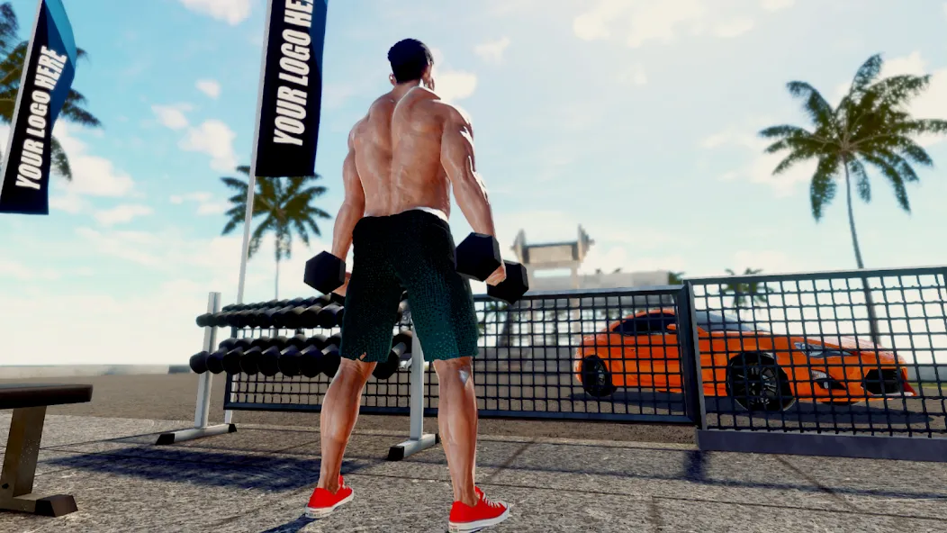 Скачать взломанную Iron Muscle IV — GYM simulator (Айрон Масл АйВи)  [МОД Много денег] — полная версия apk на Андроид screen 2