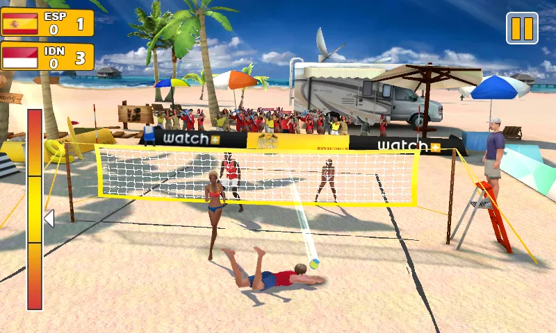 Взломанная Beach Volleyball 3D  [МОД Unlocked] — стабильная версия apk на Андроид screen 4