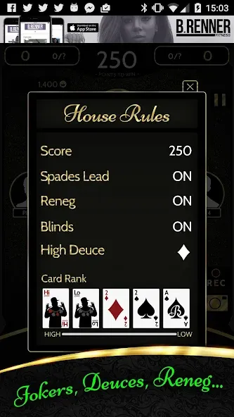 Скачать взломанную Black Spades — Jokers & Prizes (Блэк Спейдс)  [МОД Mega Pack] — полная версия apk на Андроид screen 4