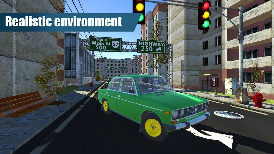 Скачать взломанную Russian Cars — USSR Version  [МОД Много денег] — полная версия apk на Андроид screen 1